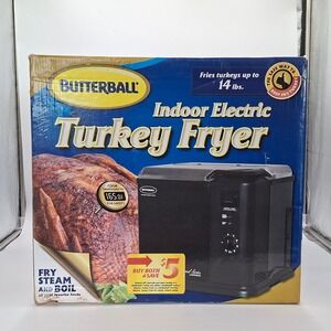 Masterbuilt Butterball 20010611 Indoor Electric Turkey Fryer Open Box